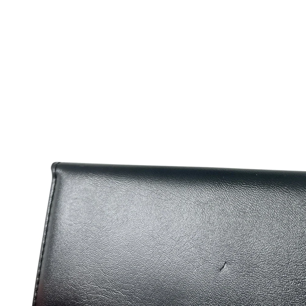 Black Faux Leather Currency / Panoramic / Ticket  Album 10x3.5 - Holds 24